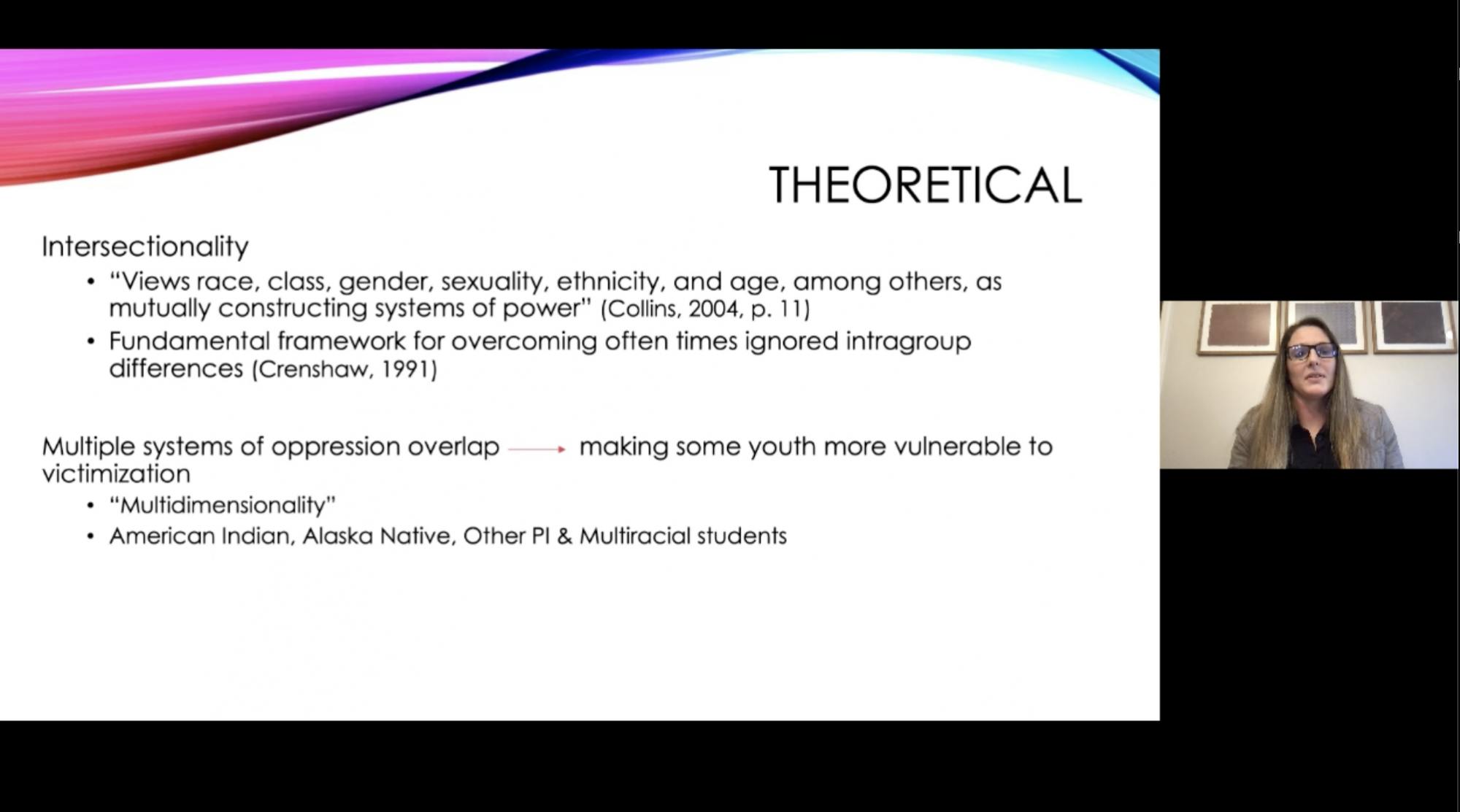 Researcher and professor Dr. Lindsay Kahle Semprevivo from West Virginia University presented her work Monday that calls for reform in educational institutions based on disproportional rates of victimization for people of color that identify with the LGBTQ+ community. &nbsp;
