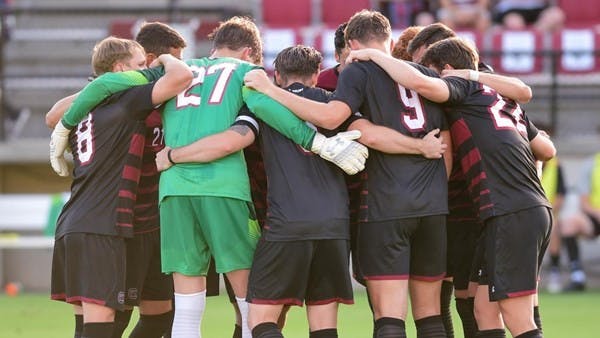 The South Carolina men's soccer team.