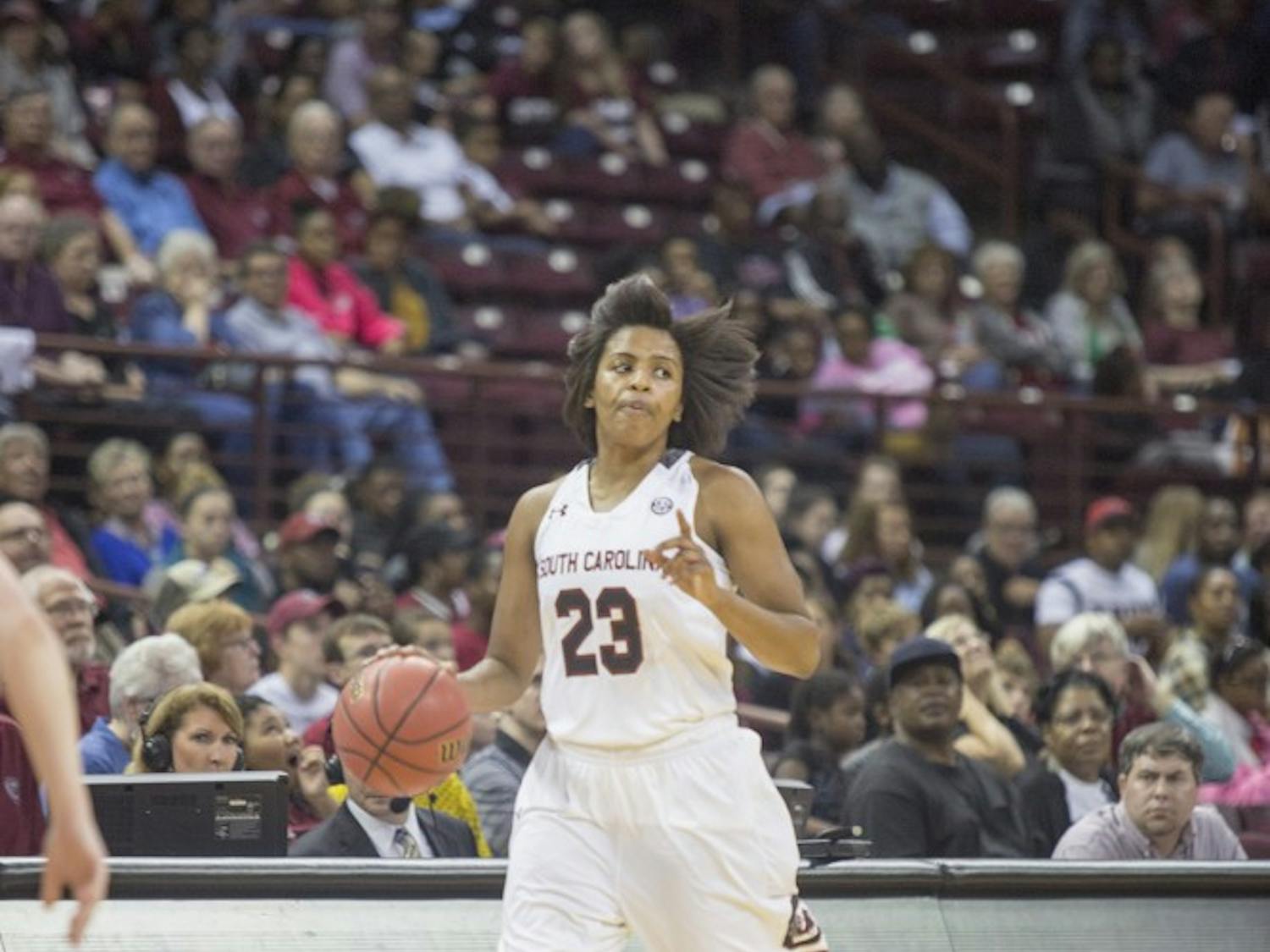 South Carolina had the largest lead of the game in the second half with six points against UCLA.