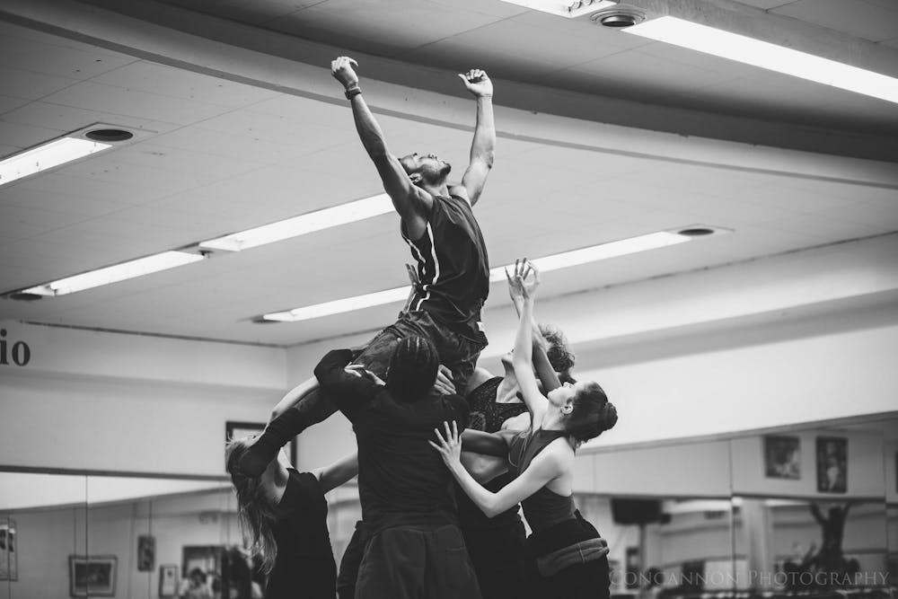 <p>Haissan Booth and members of South Carolina Ballet rehearse for their performance of "Body &amp; Movement Explored." The performance is set for Feb. 16 and 17 at 7:30 p.m.</p>