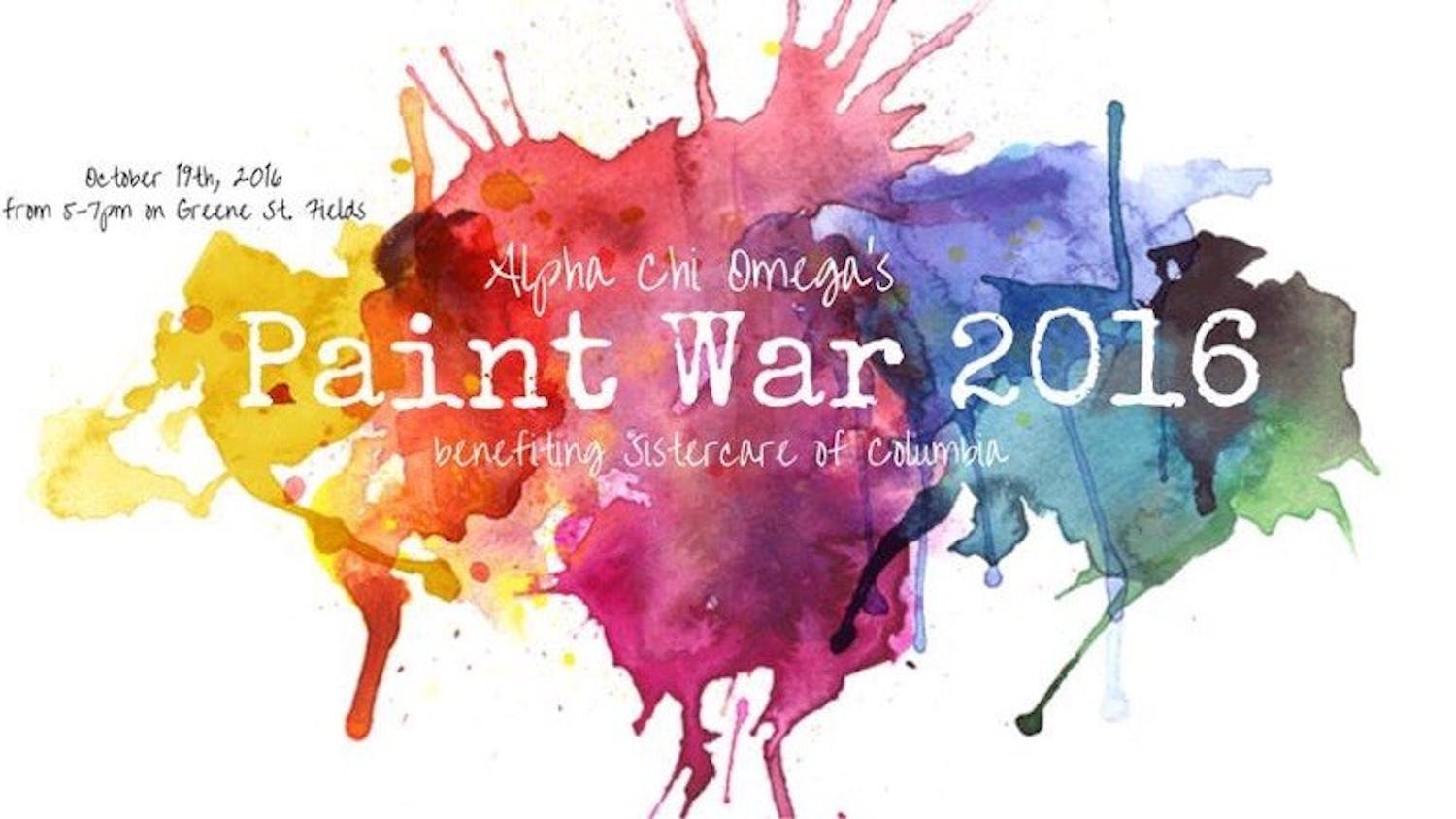Paint War 2016: Painting for a Purpose will raise money for domestic violence survivors.&nbsp;