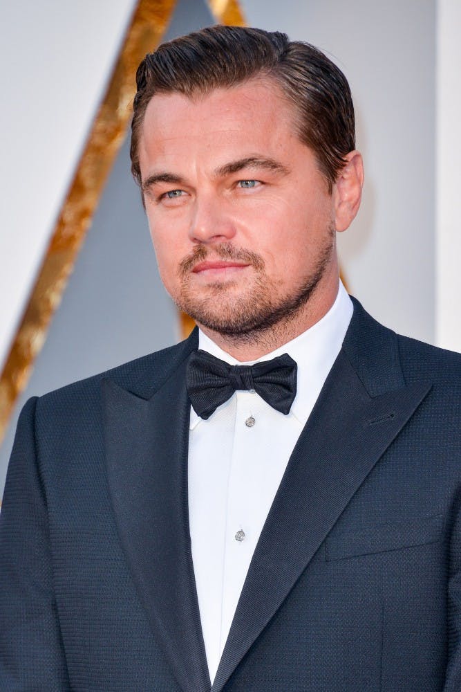 Leonardo DiCaprio arrives at the 88th Academy Awards on Sunday, Feb. 28, 2016, at the Dolby Theatre in Hollywood. (Sthanlee B. Mirador/Sipa USA/TNS)