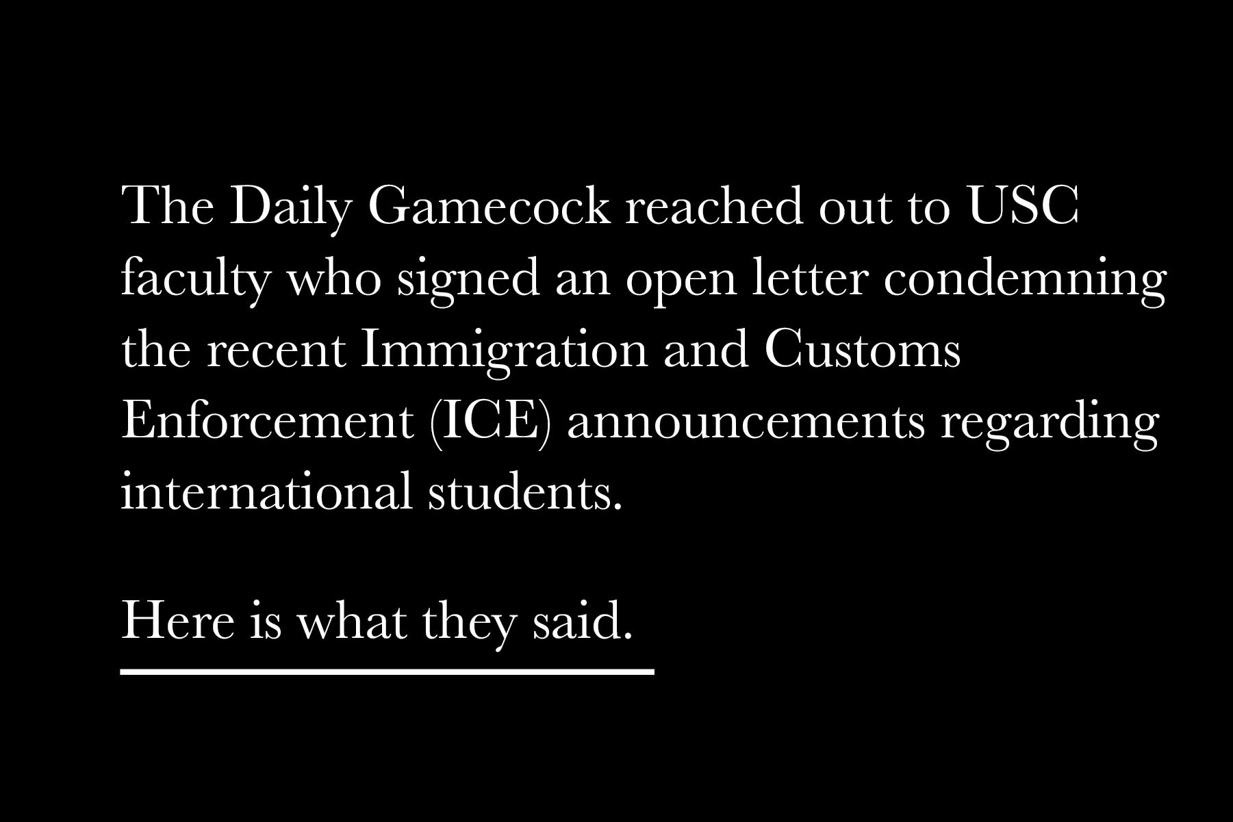 An open letter condemning ICE's latest guidelines regarding international students has amassed over 33,000 faculty signatures, including approximately 175 from USC. Here is what they had to say.