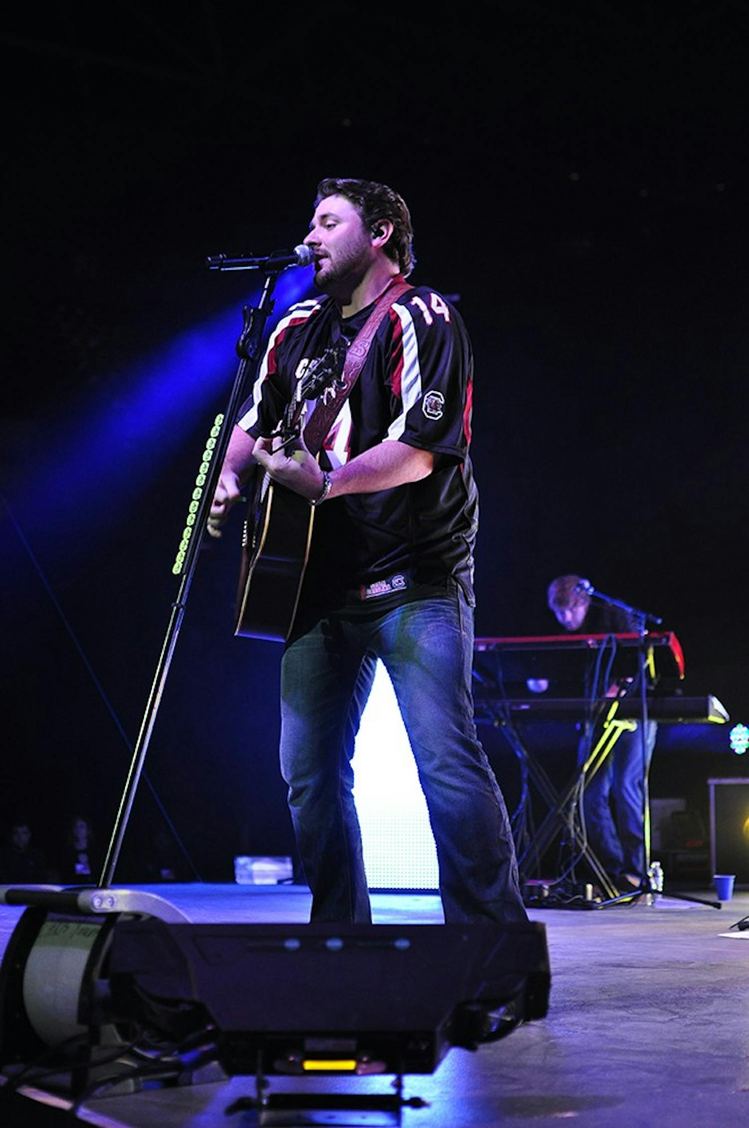 	Chris Young played hits like &#8220;Tomorrow&#8221; and &#8220;The Man I Want to Be&#8221; for the screaming crowd. 