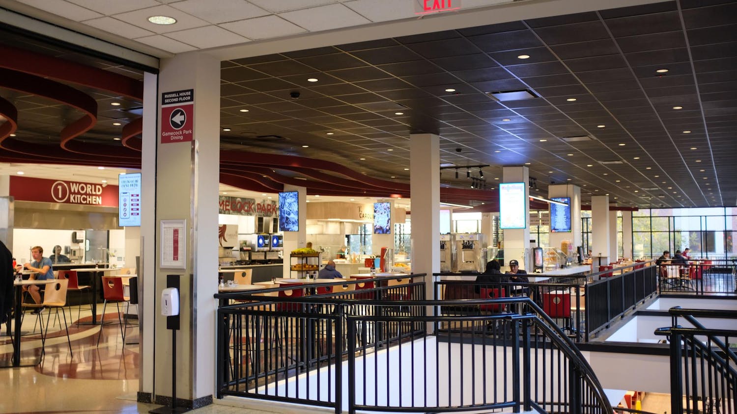 Gamecock Park, an all-you-care-to-eat dining hall, is pictured inside Russell House on March 13, 2024. Potential upgrades to Russell House have been proposed to accommodate the growing number of students at the university.