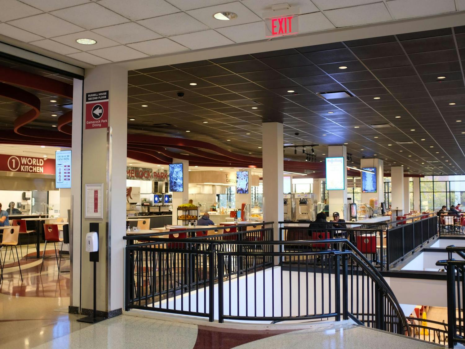 Gamecock Park, an all-you-care-to-eat dining hall, is pictured inside Russell House on March 13, 2024. Potential upgrades to Russell House have been proposed to accommodate the growing number of students at the university.