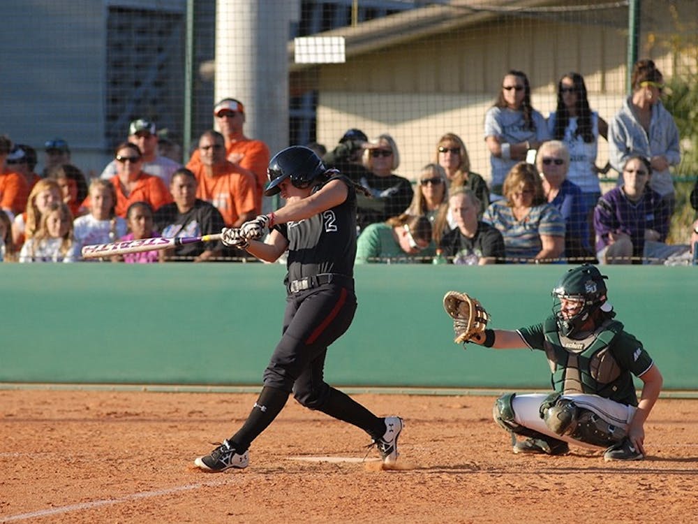 Junior Ashlyn Masters (above) and her sister Lauren are the second set of sisters to play softball at USC.