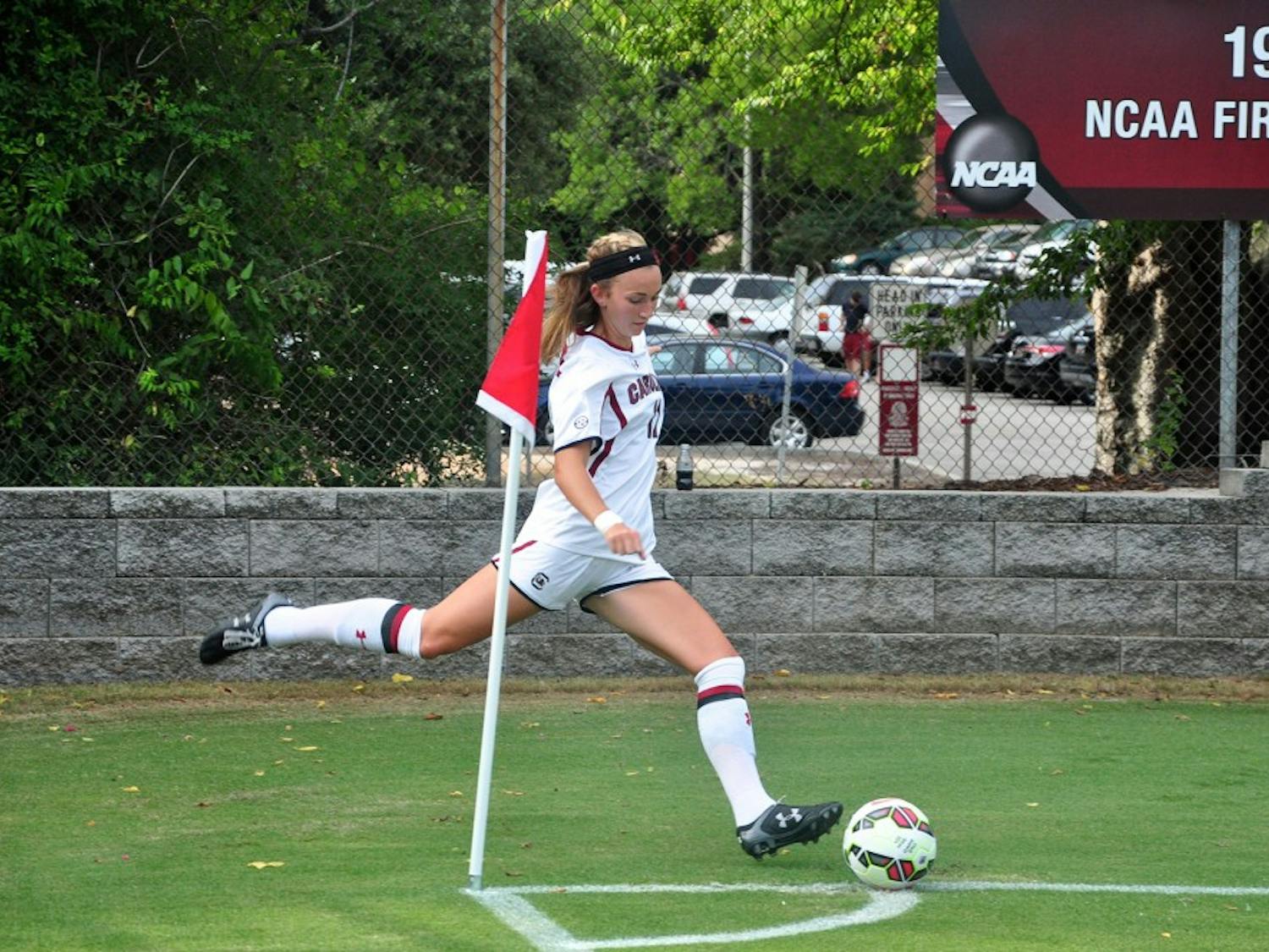 Sophomore Chelsea Drennan sealed the deal for the Gamecocks Sunday, scoring her first goal of the season in a win over High Point.