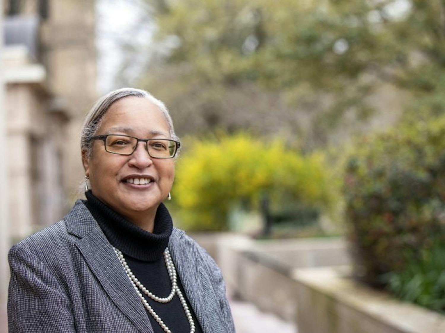 Professor Valinda Littlefield poses for a photo.