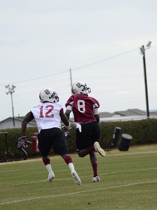 Redshirt sophomore Shamier Jeffery (8) says that he is more focused and positive this season.