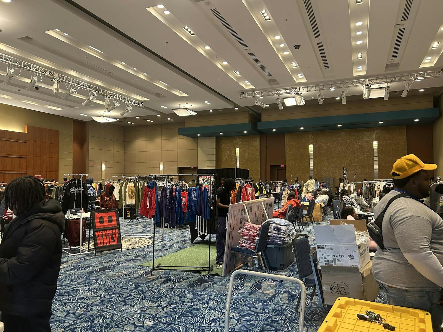 Vendors set up for The MetFest in the A&B Ballroom of the Columbia Metropolitan Convention Center on Jan. 24, 2026.