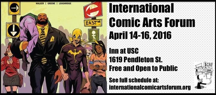 The International Comic Arts Forum strives to educate the public about the art of comics and promote this medium.