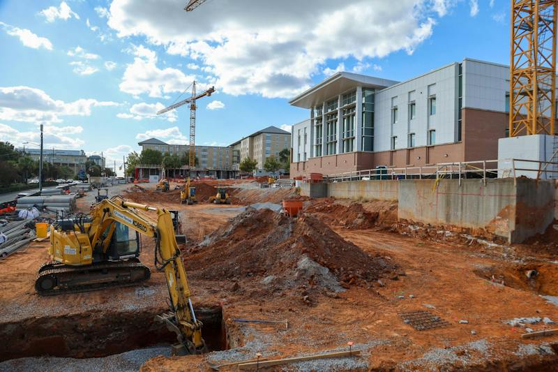 Construction activity ramps up around campus as fall semester winds ...