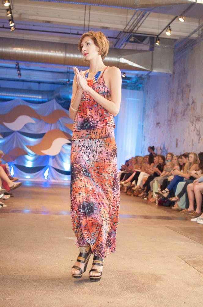 	Models display designs by Student Showcase winner Paul Williams and local Columbia boutiques Thursday at 701 Whaley.