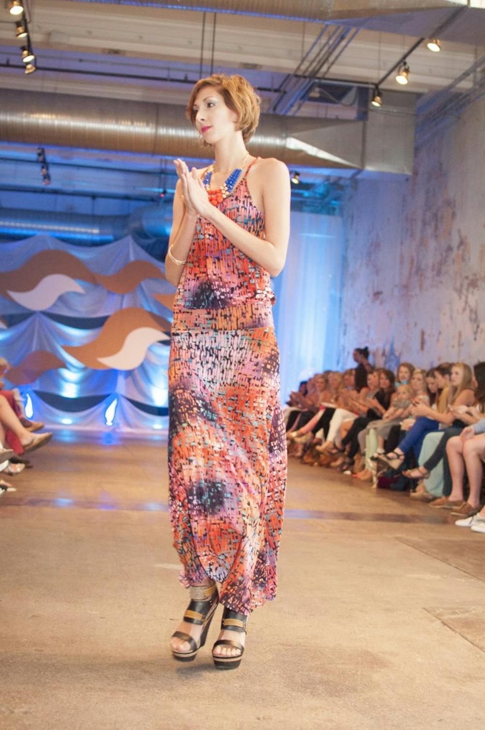 	<p>Models display designs by Student Showcase winner Paul Williams and local Columbia boutiques Thursday at 701 Whaley.</p>