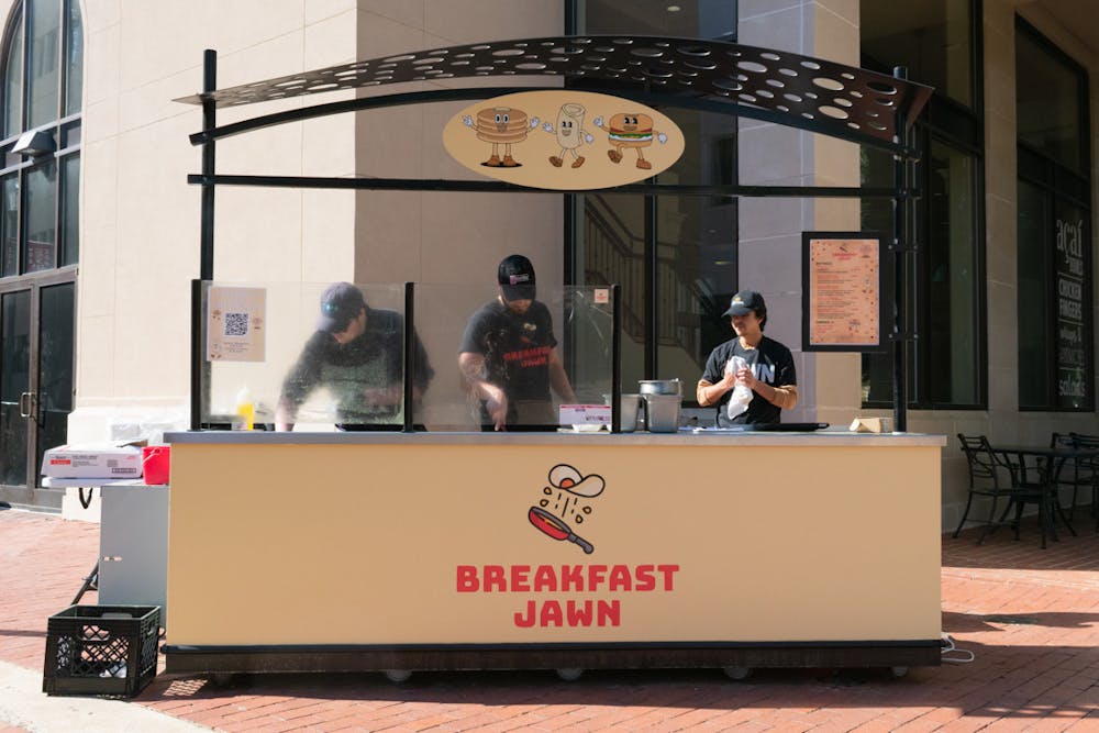 <p>A new breakfast service location, Breakfast Jawn, is open Mondays and Wednesdays from 8 to 11 a.m. and Tuesdays and Thursdays from 8 a.m. to noon. It operates out of a cart in front of Colloquium Café on the northern side of campus.</p>