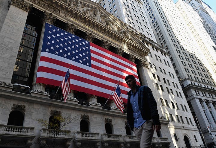 The New York Stock Exchange is located on Wall Street in New York City. It is the largest stock exchange in the world.