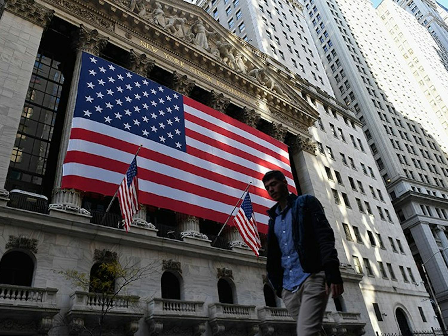 The New York Stock Exchange is located on Wall Street in New York City. It is the largest stock exchange in the world.