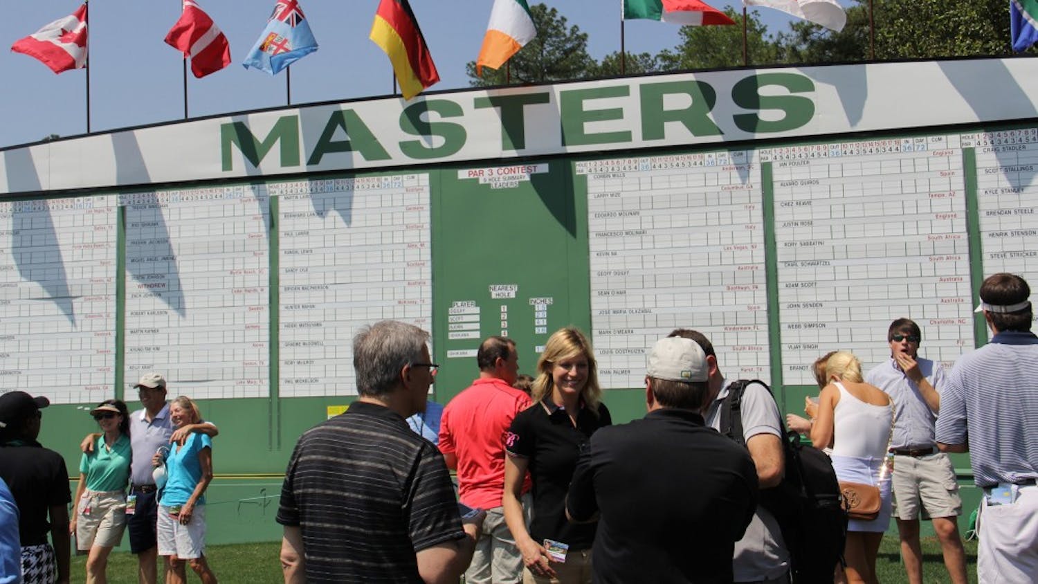 	Augusta National Golf Club has hired more than 450 students from USC whose duties include supervising concessions and running merchandising operations at the Masters.