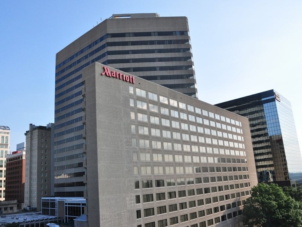 The Palmetto Center, next to the Marriott hotel, will be converted into housing.
