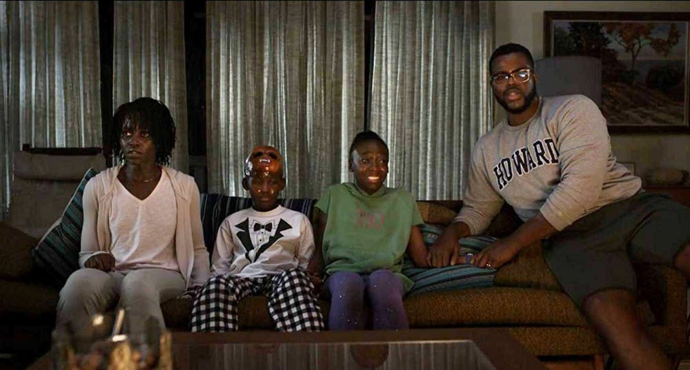 Lupita Nyong'o, Winston Duke, Evan Alex, and Shahadi Wright Joseph in 'Us.' (Monkeypaw Productions/TNS)