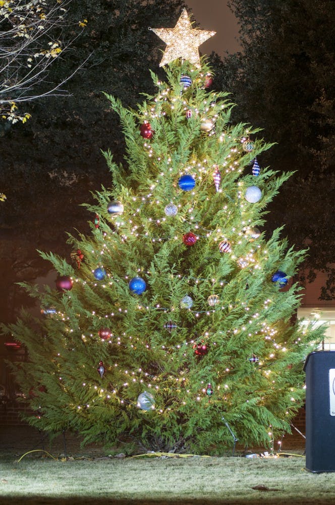 Carolina Service Council held the 61st Annual Tree lighting ceremony on the Horseshoe on Tuesday.