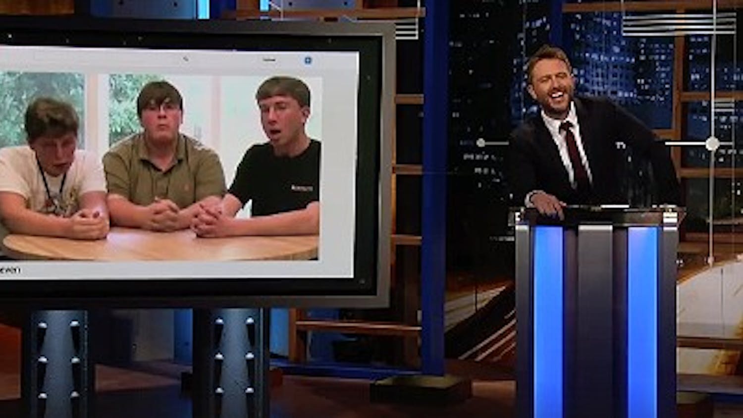 Stephen Simmons and Scott McFall's YouTube video makes its way to "@midnight with Chris Hardwick" on Comedy Central.