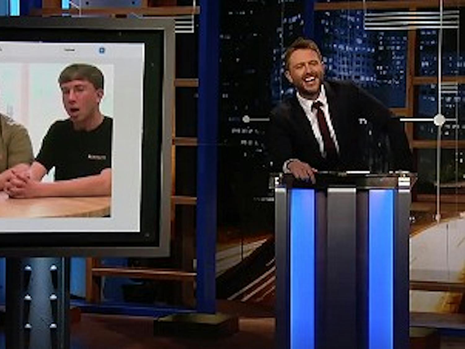 Stephen Simmons and Scott McFall's YouTube video makes its way to "@midnight with Chris Hardwick" on Comedy Central.