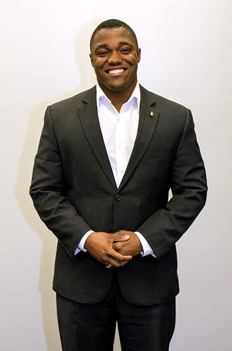 Stinson Rogers, third-year management science student and student body treasurer candidate