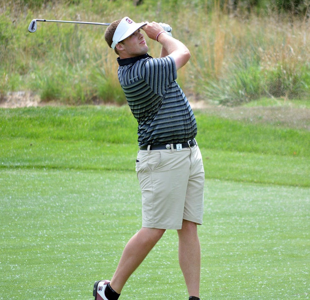 South Carolina during the NCAA Golf Championships at Prairie Dunes Country Club in Hutchinson, Kansas, on Monday, May 26, 2014. (Photo by Steven Colquitt)