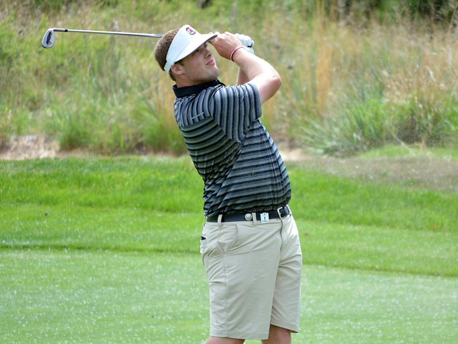 South Carolina during the NCAA Golf Championships at Prairie Dunes Country Club in Hutchinson, Kansas, on Monday, May 26, 2014. (Photo by Steven Colquitt)