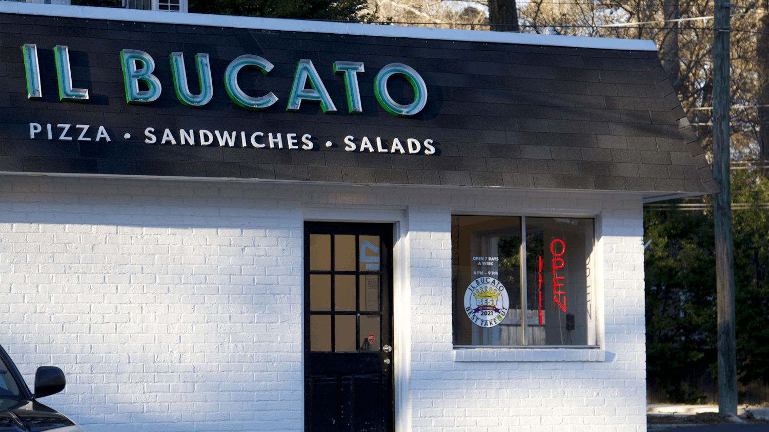 Il Bucato is a take-out-only restaurant that offers a variety of food including pizzas, sandwiches and salads. It's located at 1615 N Beltline Blvd in Columbia, SC.