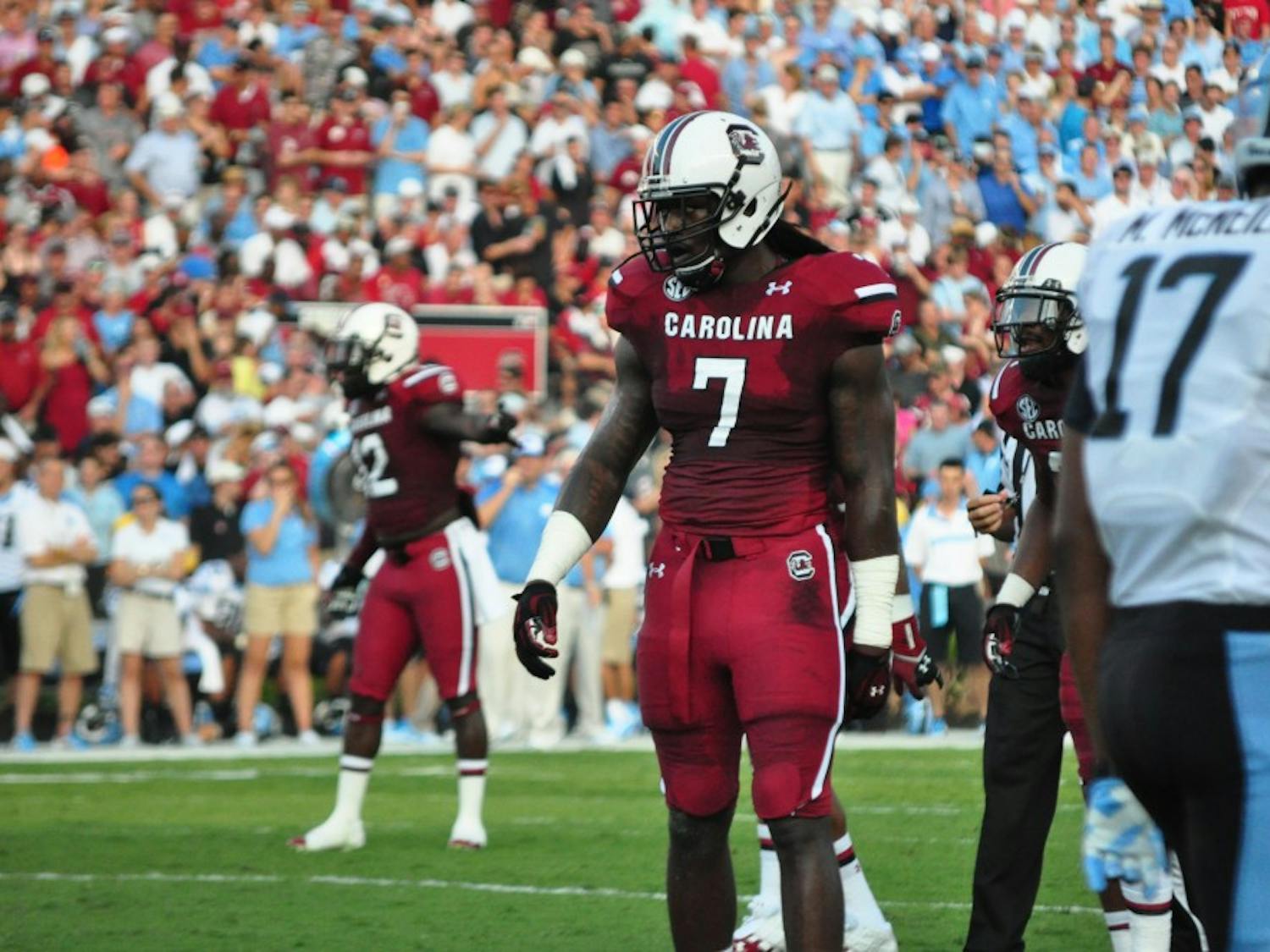 	Jadeveon Clowney spoke to the media Tuesday after drawing attention for his decision not to play in Saturday’s game.