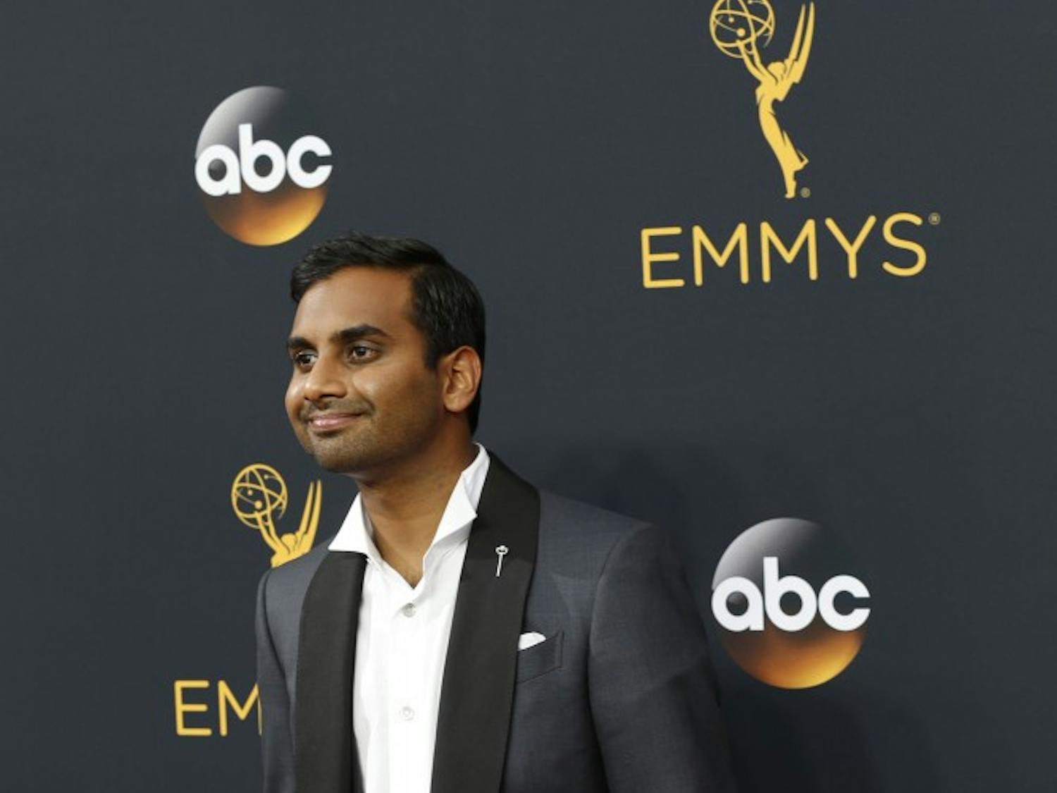 Aziz Ansari arrives at the 68th Primetime Emmy Awards at the Microsoft Theater in Los Angeles on Sunday, Sept. 18, 2016. (Kirk McKoy/Los Angeles Times/TNS)