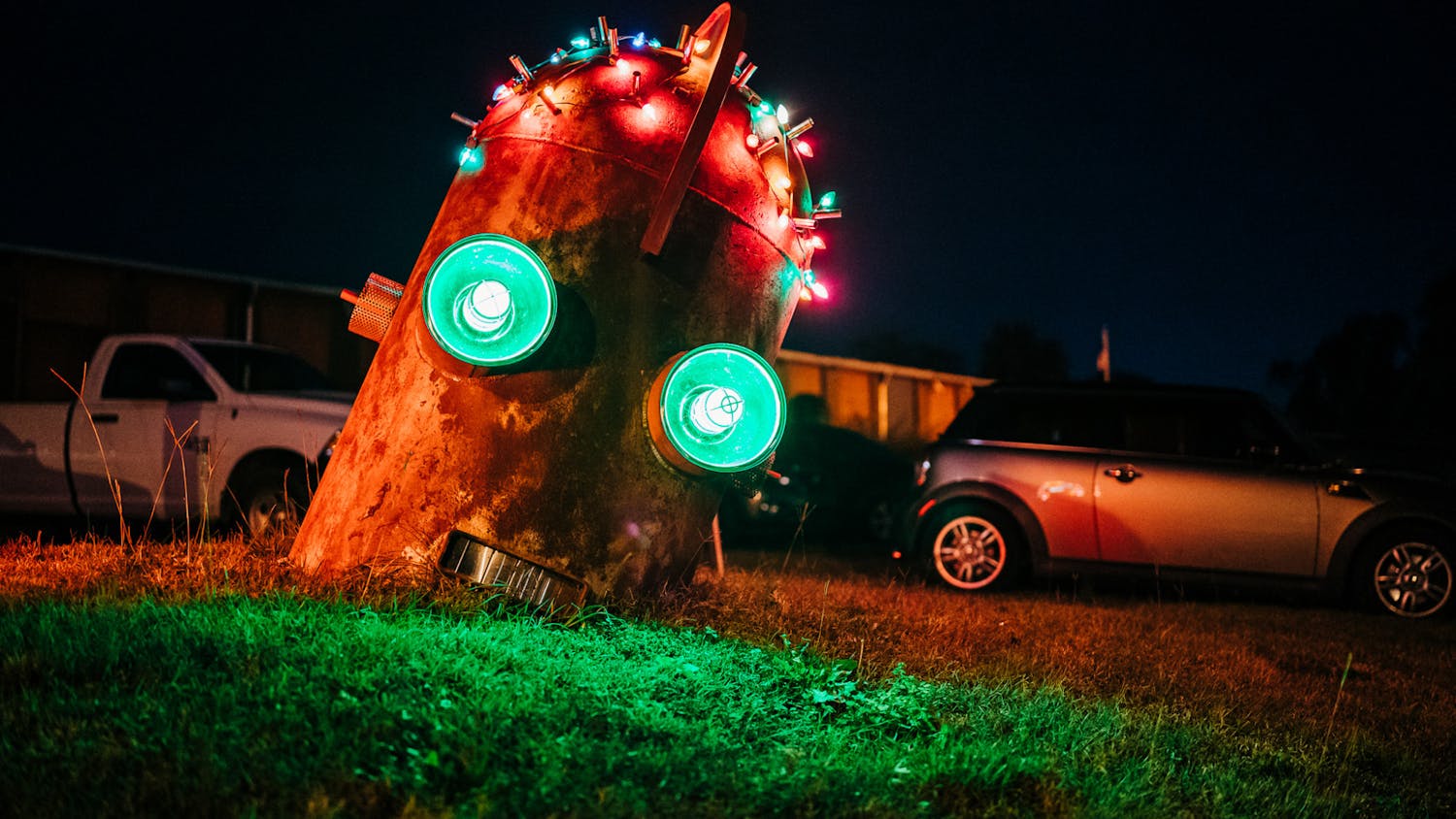 Local art pieces join in on the holiday festivities, being illuminated in Christmas lights in December 2023. This year’s Vista Lights event will take place on Nov. 16 from 6 p.m. to 10 p.m. on Gervais Street, Park Street and Lincoln Street. 