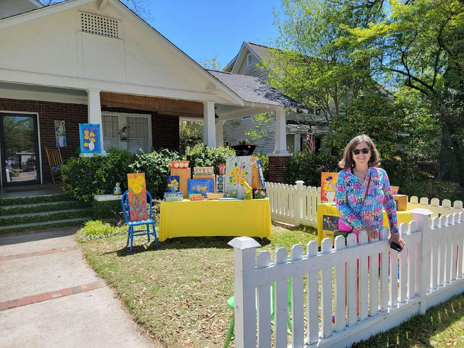 The Historic Melrose Art in the Yard is an outdoor space for artists to display and sell their work. This year the main event is being held on Nov. 20 from noon to 4 p.m.