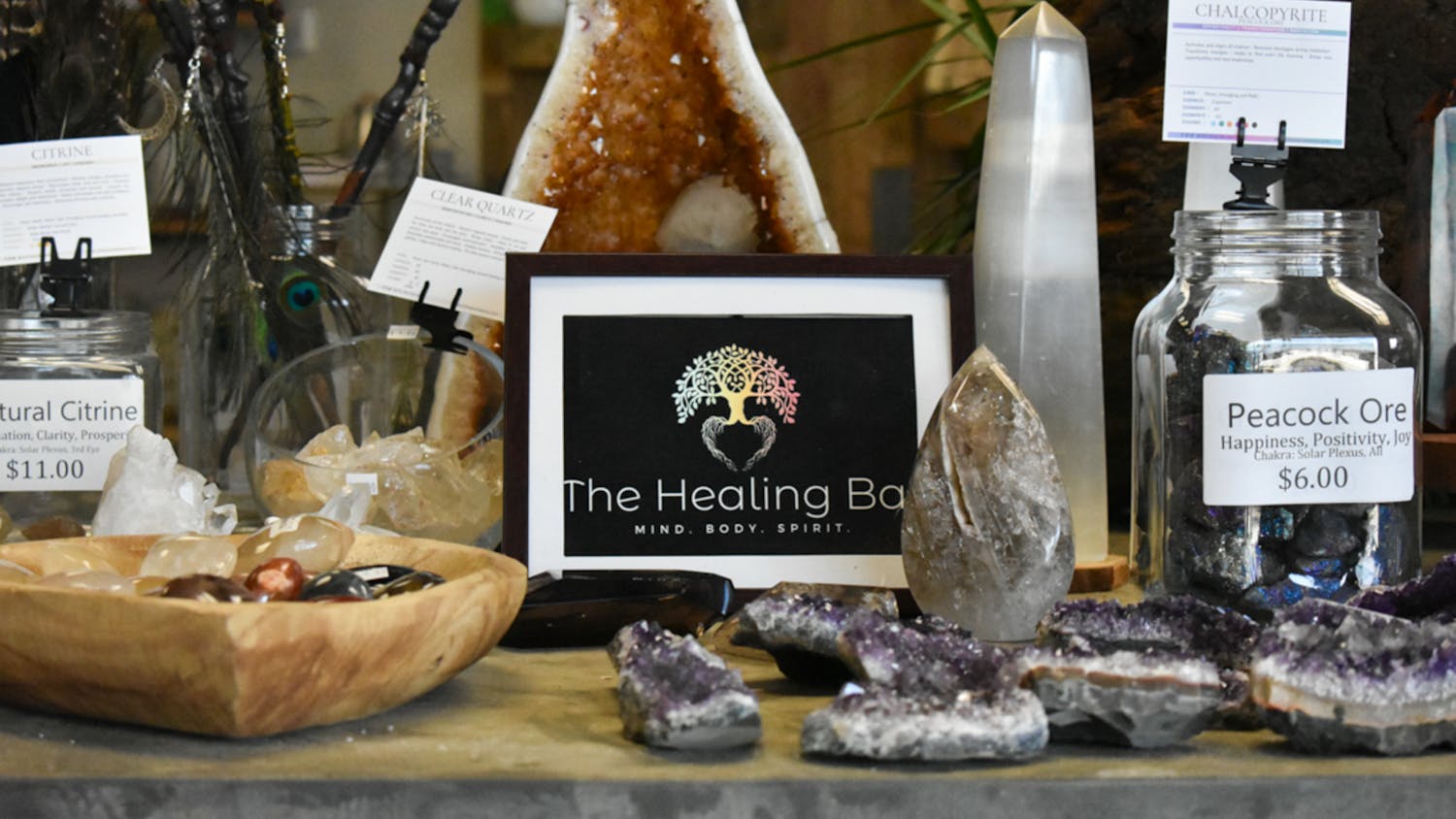 For some members of the Columbia community, crystals have become a new tool to improving mental health. One shop, The Healing Bar, and its owner affirm that crystals and metaphysics serve as an emotional outlet and tool for improving mental health.