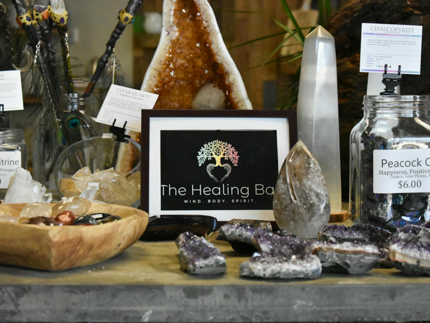 For some members of the Columbia community, crystals have become a new tool to improving mental health. One shop, The Healing Bar, and its owner affirm that crystals and metaphysics serve as an emotional outlet and tool for improving mental health.