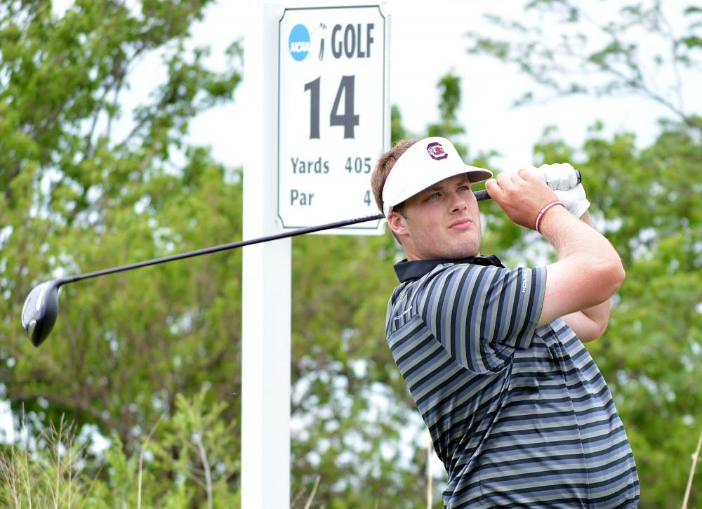 South Carolina during the NCAA Golf Championships at Prairie Dunes Country Club in Hutchinson, Kansas, on Monday, May 26, 2014. (Photo by Steven Colquitt)