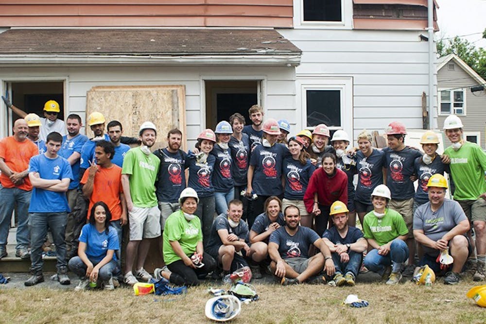 <p>Bike &amp; Build sends hundreds of young adults around the US to help build affordable housing. (Courtesy of Bike &amp; Build)</p>