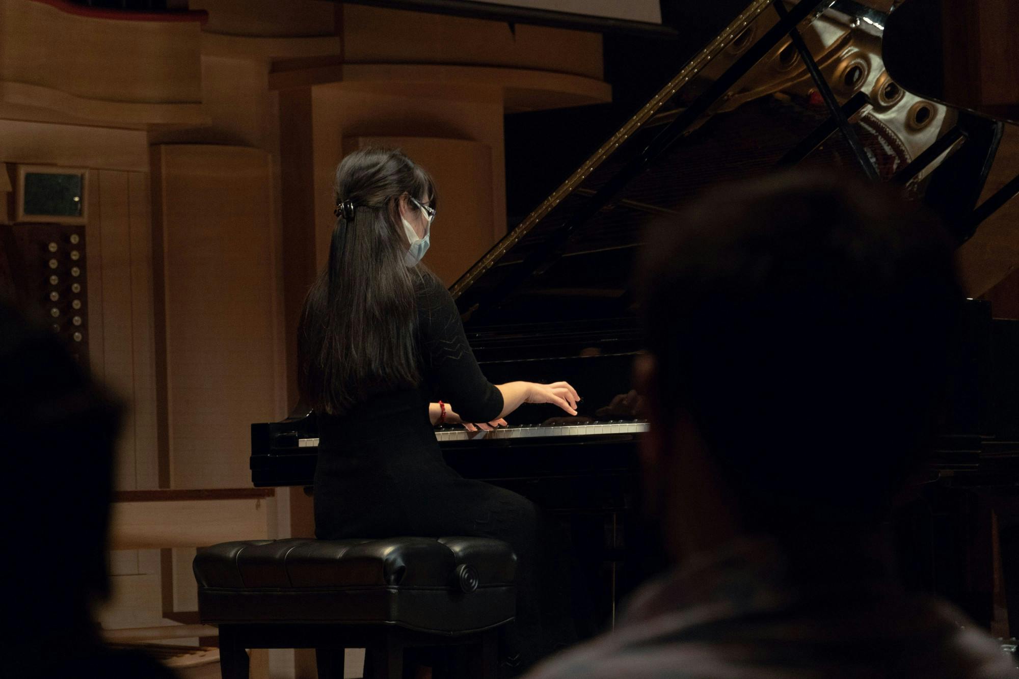 USC School of Music student performs a piano art song during the "Together: A celebration of Asian and Pacific Islander Communities" concert on March 15, 2022. &nbsp;The concert focused on the celebrating and showcasing works from Asian and Pacific Islander composers in recognition of the lives lost on March 16, 2021.