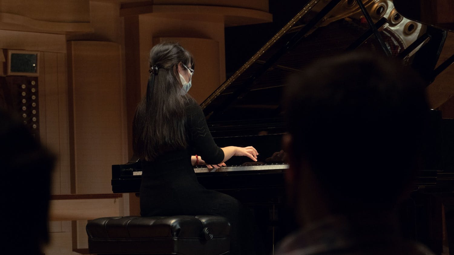USC School of Music student performs a piano art song during the "Together: A celebration of Asian and Pacific Islander Communities" concert on March 15, 2022. &nbsp;The concert focused on the celebrating and showcasing works from Asian and Pacific Islander composers in recognition of the lives lost on March 16, 2021.