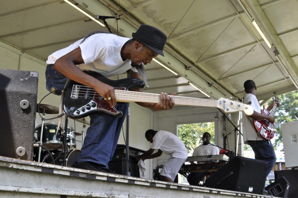 	The Hyatt Park Labor Day and back-to-school celebration featured live Gospel music, free food and school supply giveaways.