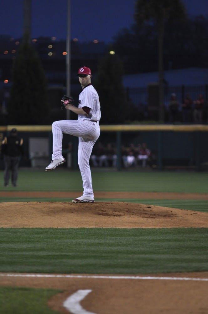 	Sophomore Evan Beal took his first loss of the season Friday night after giving up eight runs in 3.2 innings of work.