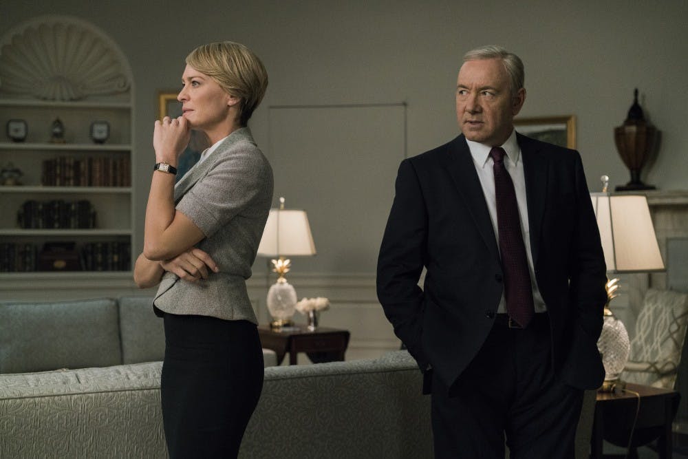 Kevin Spacey and Robin Wright in "House of Cards," which will be ending with its upcoming sixth season. (Netflix)
