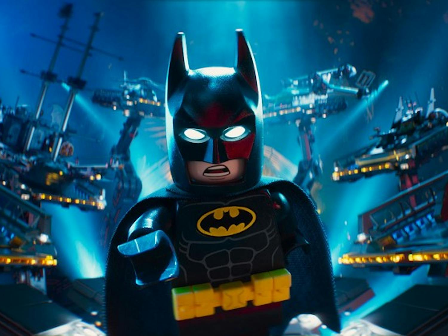 Batman voiced by Will Arnett in a scene from the animated movie "The LEGO Batman Movie" directed by Chris McKay. (Warner Bros. Pictures/TNS)