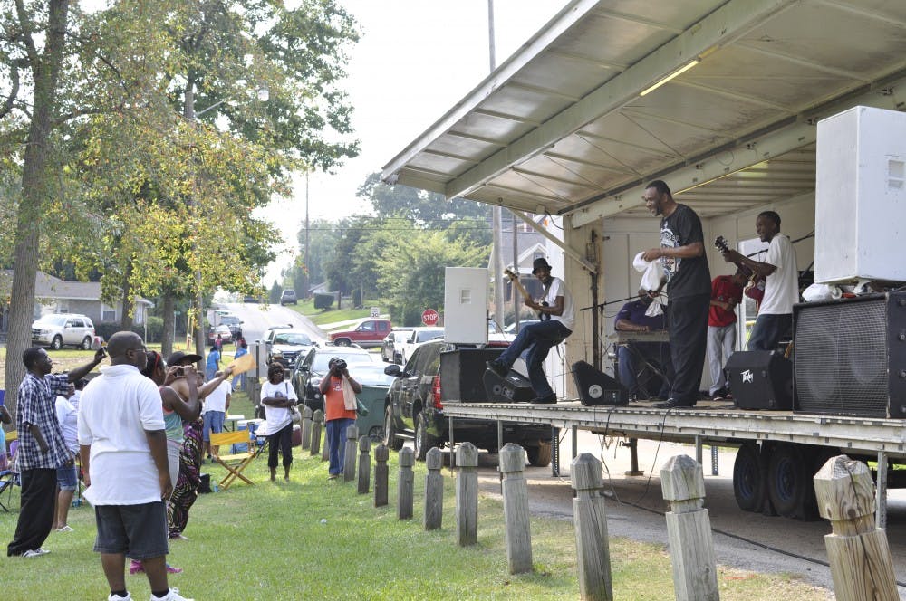 	The Hyatt Park Labor Day and back-to-school celebration featured live Gospel music, free food and school supply giveaways.