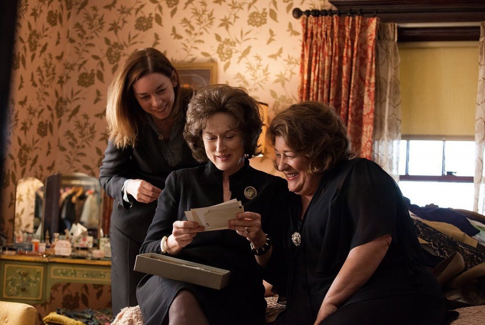 Julian Nicholson, from left, Meryl Streep and Margo Martindale star in "August: Osage County." (Claire Folder/Jean Doumanian Productions/MCT)