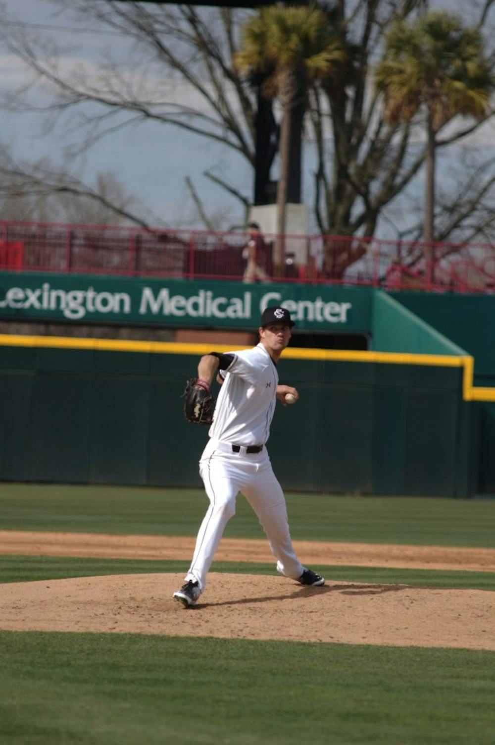 <p>South Carolina junior pitcher Jack Wynkoop bounced back from a rough season-opening outing against College of Charleston and gave up only one run over eight innings of work against Northeastern on Saturday. </p>