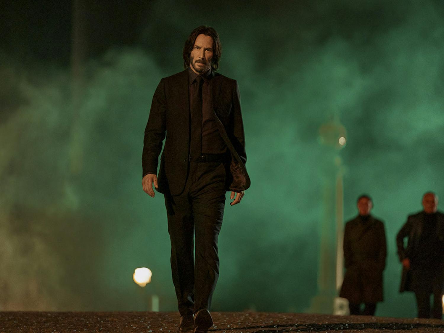 Keanu Reeves as John Wick in "John Wick: Chapter 4." The newest installment of the franchise brought in $73.5 million during its opening weekend, making it the top-grossing film of the series. Film director Chad Stahelski describes the film as a true action epic, paying homage to classic films such as the "Lawrence of Arabia" and "The Good, the Bad and the Ugly."